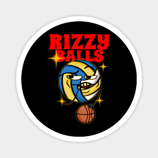 Funny Cute Rizz Balls Funny Sports Gen Z Internet Slang Sports Meme Magnet